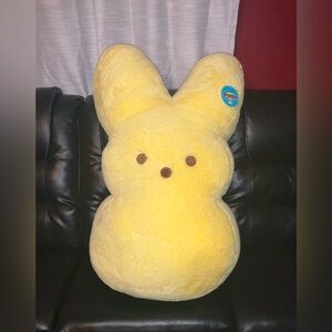 Jumbo Peeps Easter Bunny Plush 36" Big Giant Stuffed Animal Pillow Yellow Rabbit